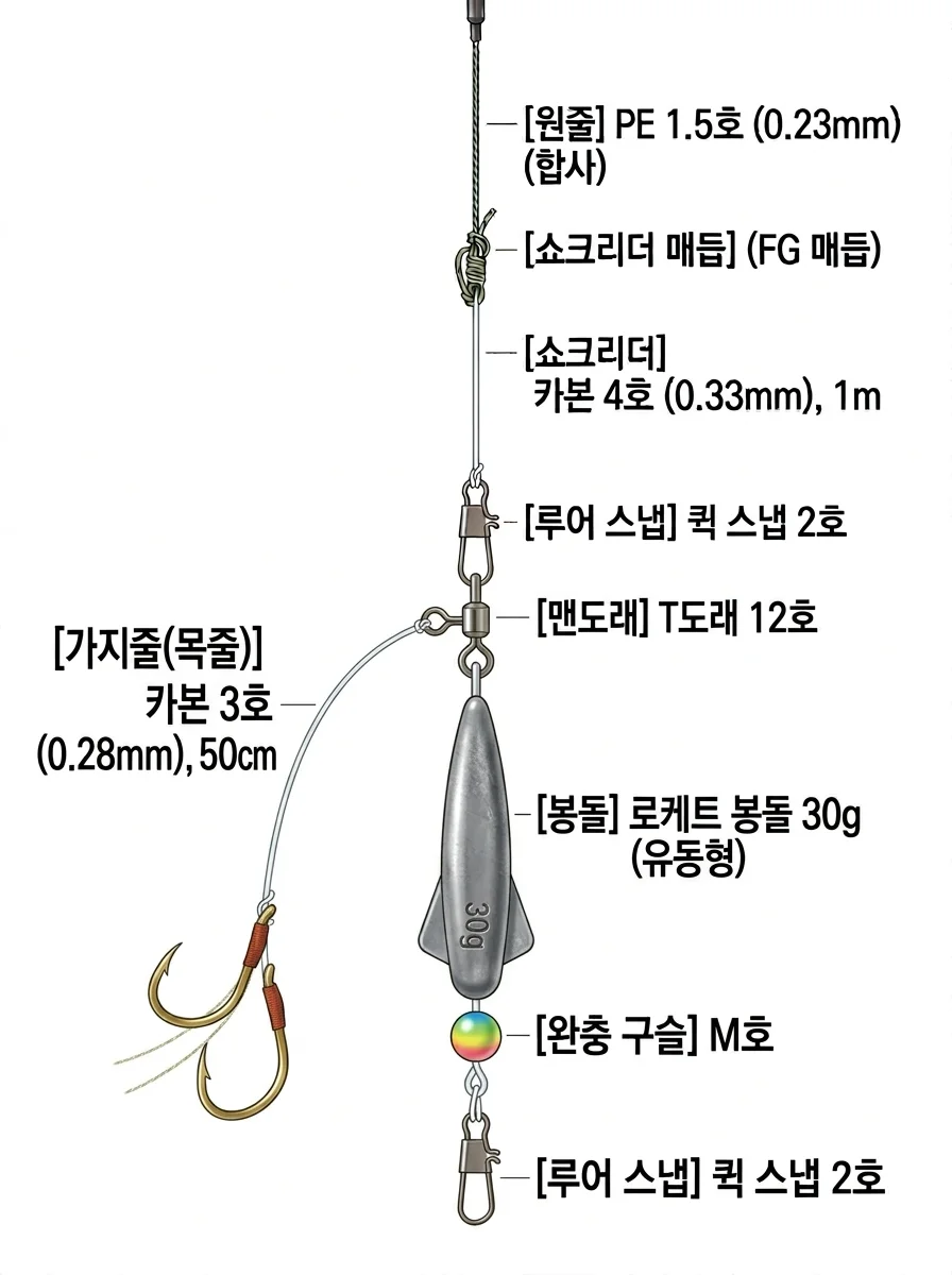 편대채비 (로켓) 채비 이미지